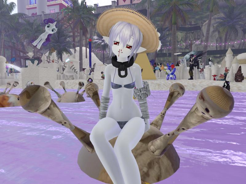 A compressed screenshot from Second Life of my adventures.