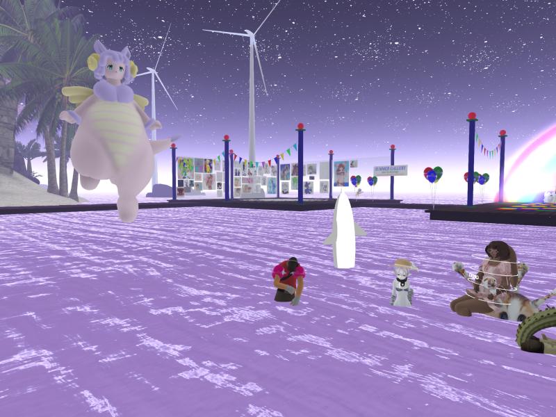 A compressed screenshot from Second Life of my adventures.